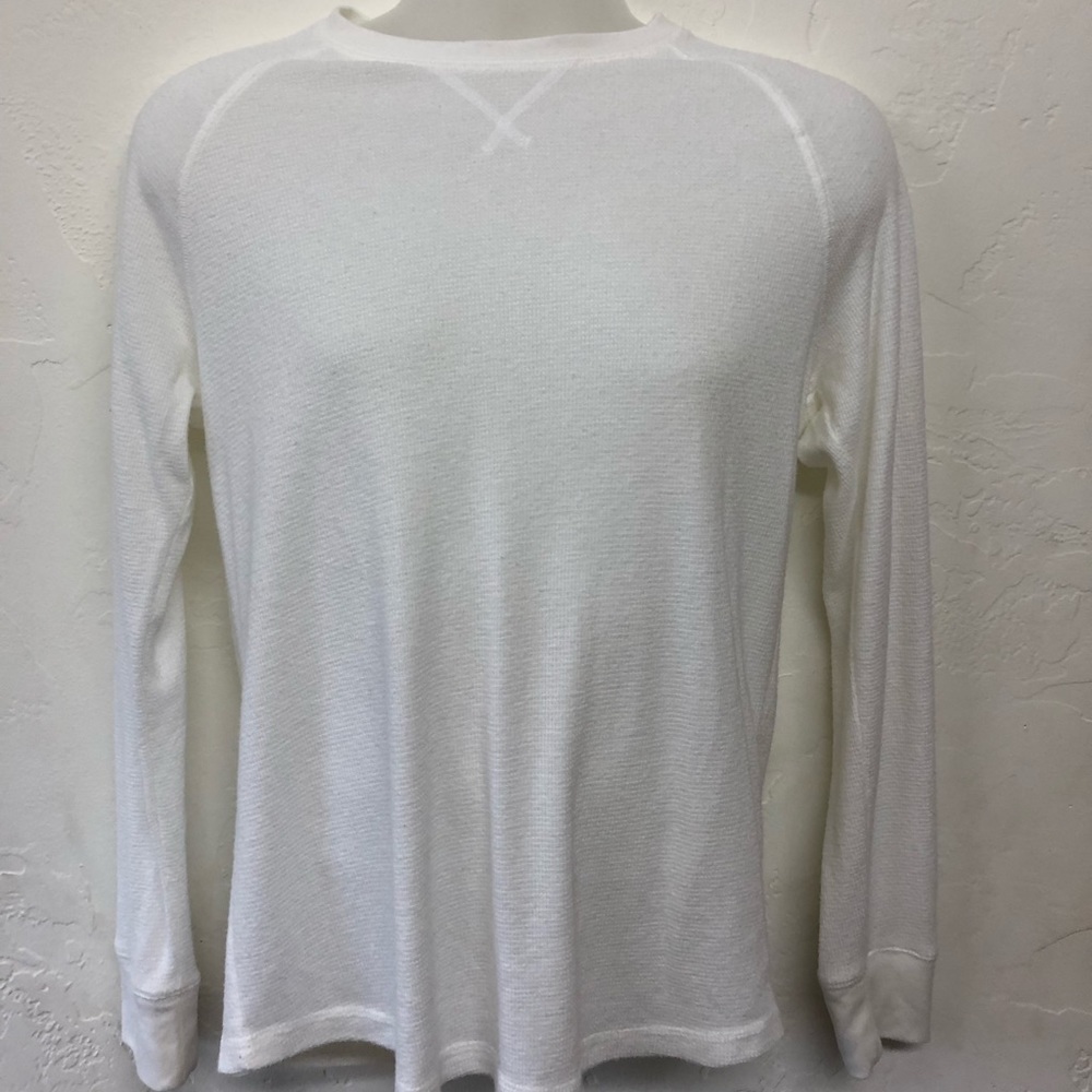 White crewneck sweater